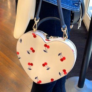 Kate Spade Love Shack Cherry Heart Crossbody Cream Multi